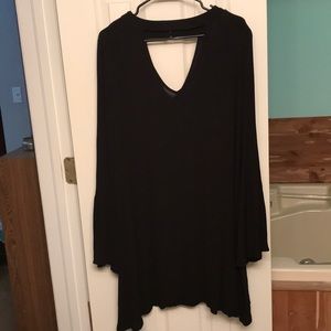 Black flowy dress